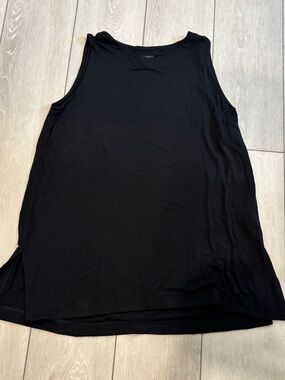 J. Jill Black Sleeveless Tank Top Medium
